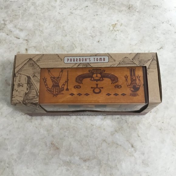 Pharaoh's Tomb Wooden Puzzle - Brown - Picture 2 of 4
